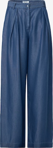 Wide Leg Pantalon chino Salsa Jeans en bleu : devant