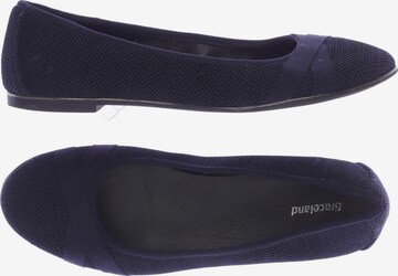 Graceland Flats & Loafers in 40 in Blue: front