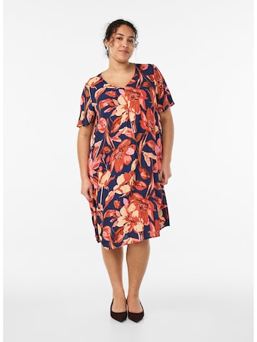 Zizzi Jurk 'Vbella' in Blauw