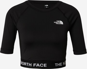 T-shirt fonctionnel THE NORTH FACE en noir : devant