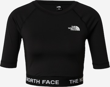 THE NORTH FACE Λειτουργικό μπλουζάκι σε μαύρο: μπροστά