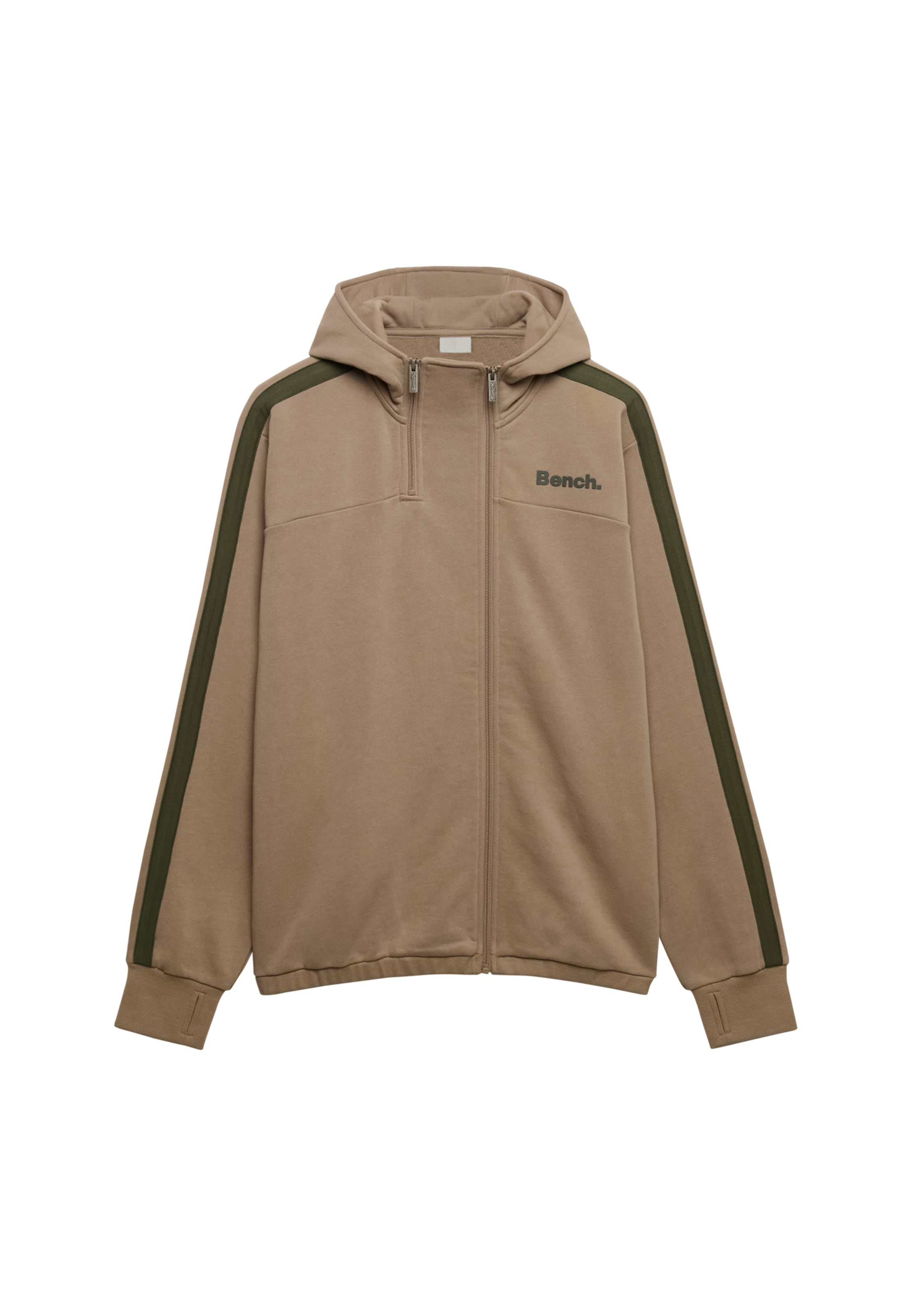 Veste de survêtement 'Bench X Superdry&Co' BENCH en beige : devant