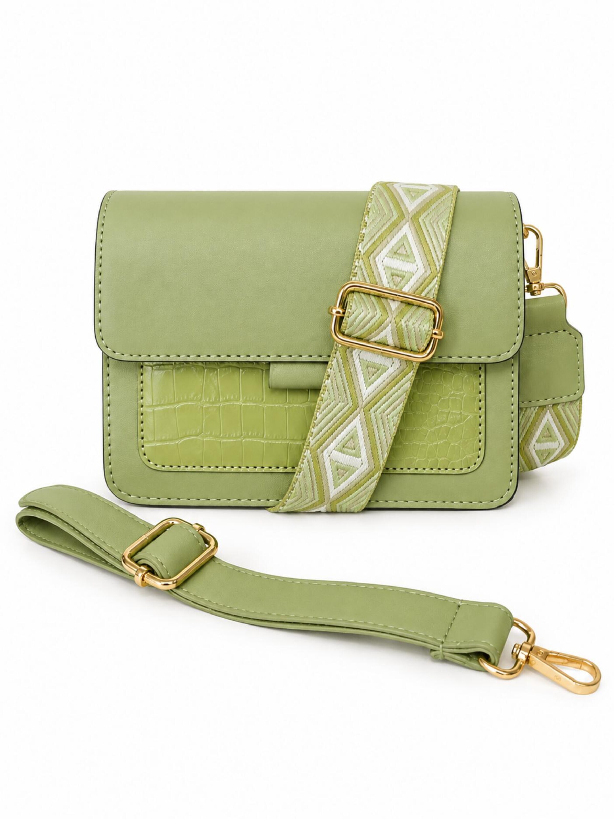 It's a Daily Fashion Schoudertas 'Crossbody bag 'Jill'' in Groen
