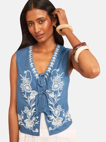 love & roses Vest i blå: forside
