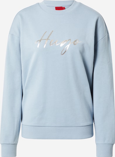 HUGO Sweatshirt 'Dakimara 1' in hellblau / silber, Produktansicht