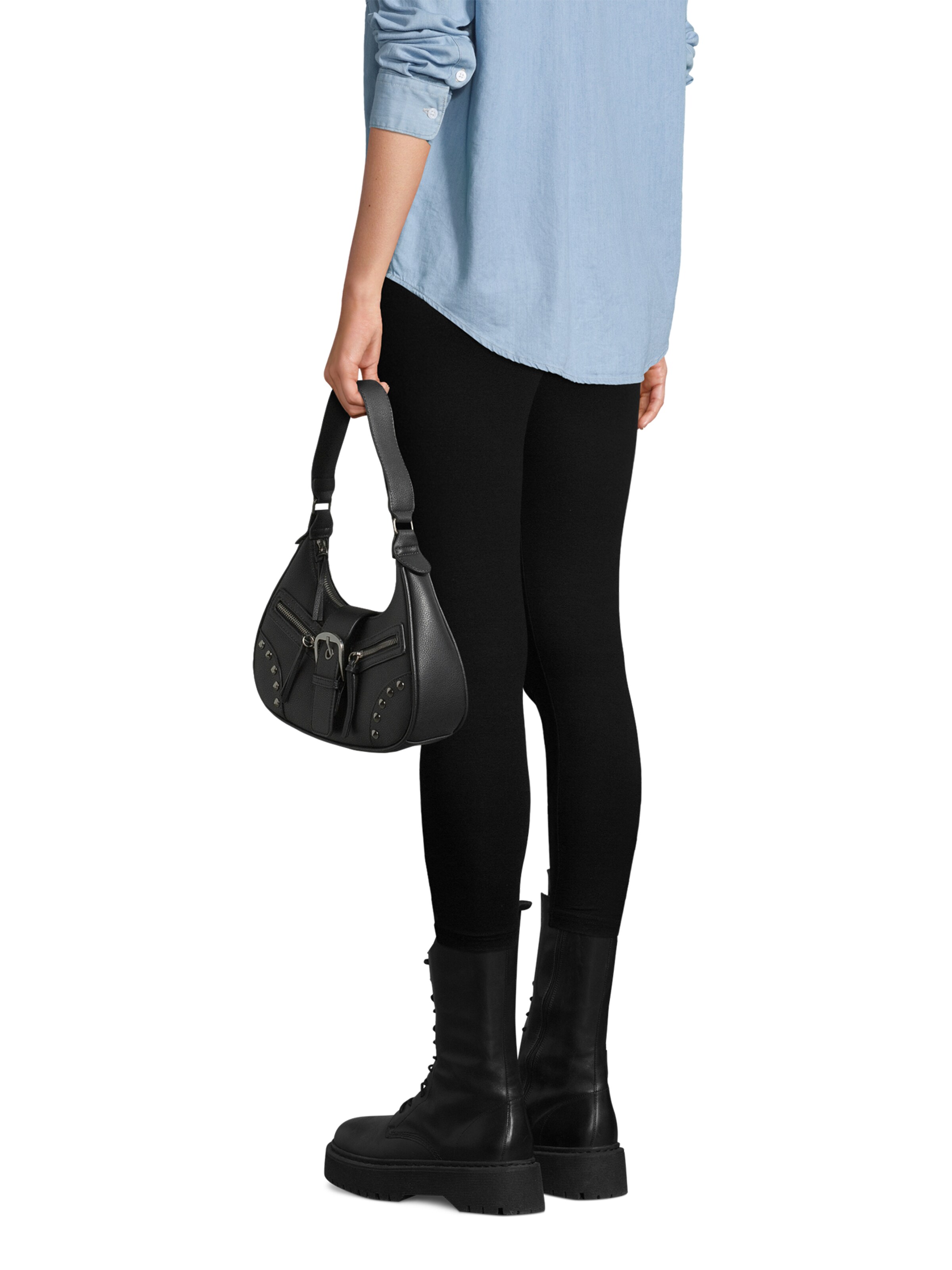 ABOUT YOU Наплечная сумка 'ASML' в Черный: спереди