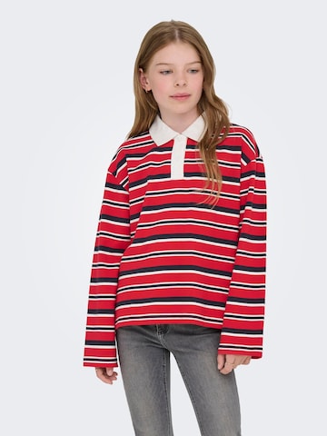 T-Shirt 'KOGRuby' ONLY GIRLS en rouge : devant