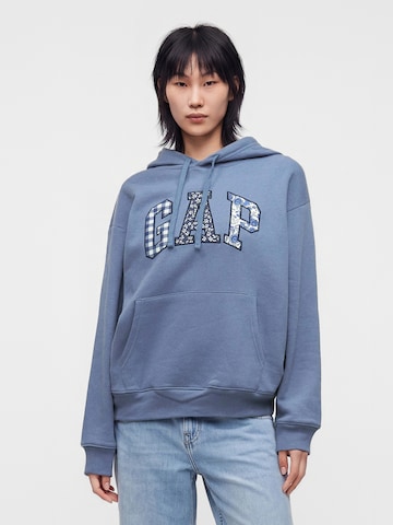 GAP - Sweatshirt 'HERITAGE' em azul: frente