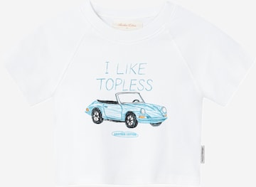 Tricou 'Topless' de la Another Cotton Lab pe alb: față