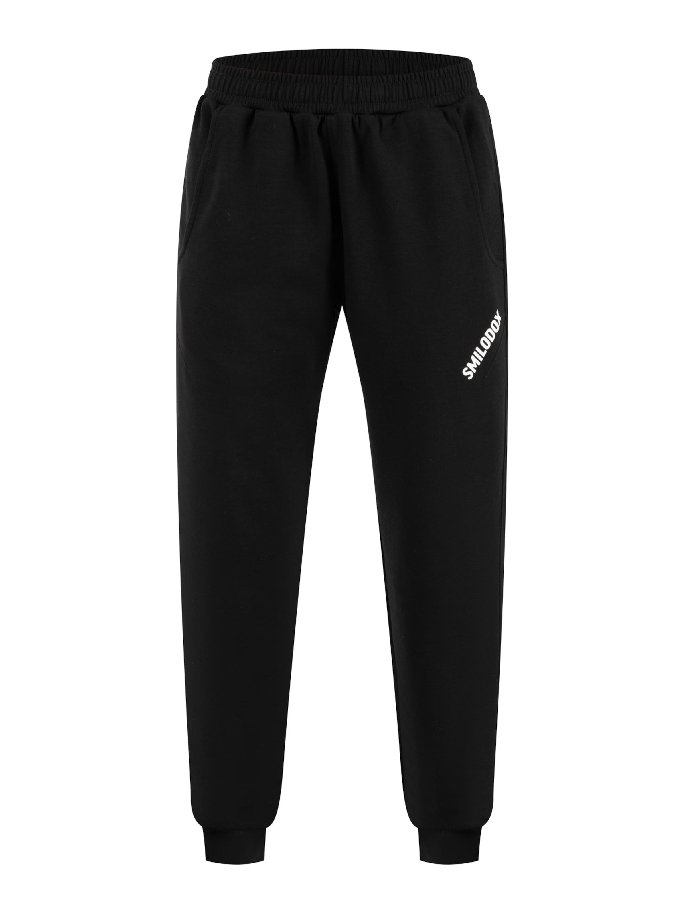 Regular Pantalon Smilodox en noir : devant