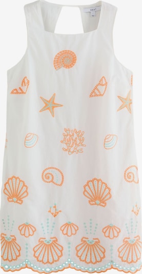 Next Haljina za plažu u akvamarin / mandarina / bijela, Pregled proizvoda