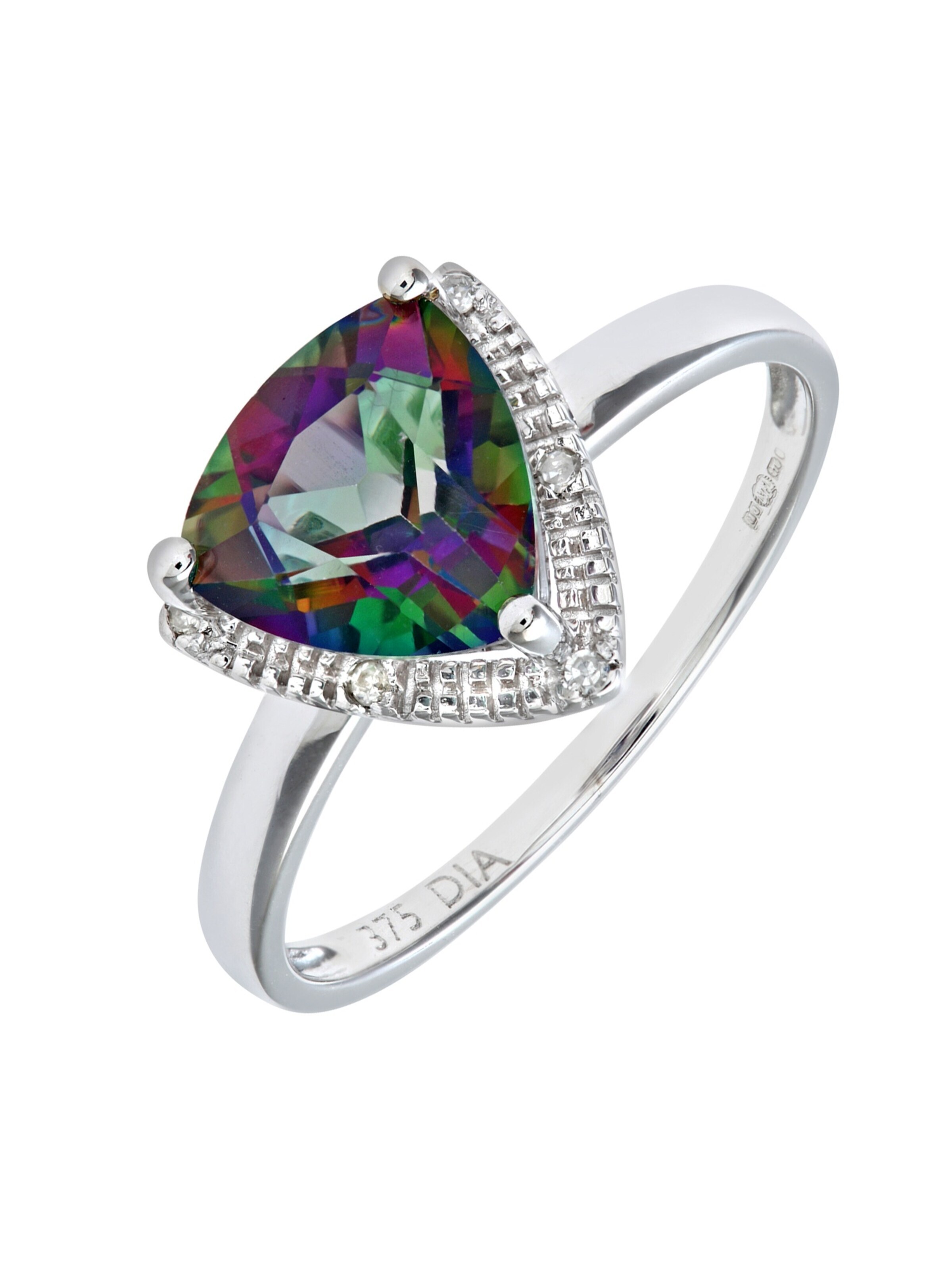 DIAMANT LETERNEL Ring in Silver: front