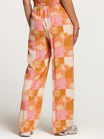 Shiwi Wide leg Broek 'Monaco' in Oranje