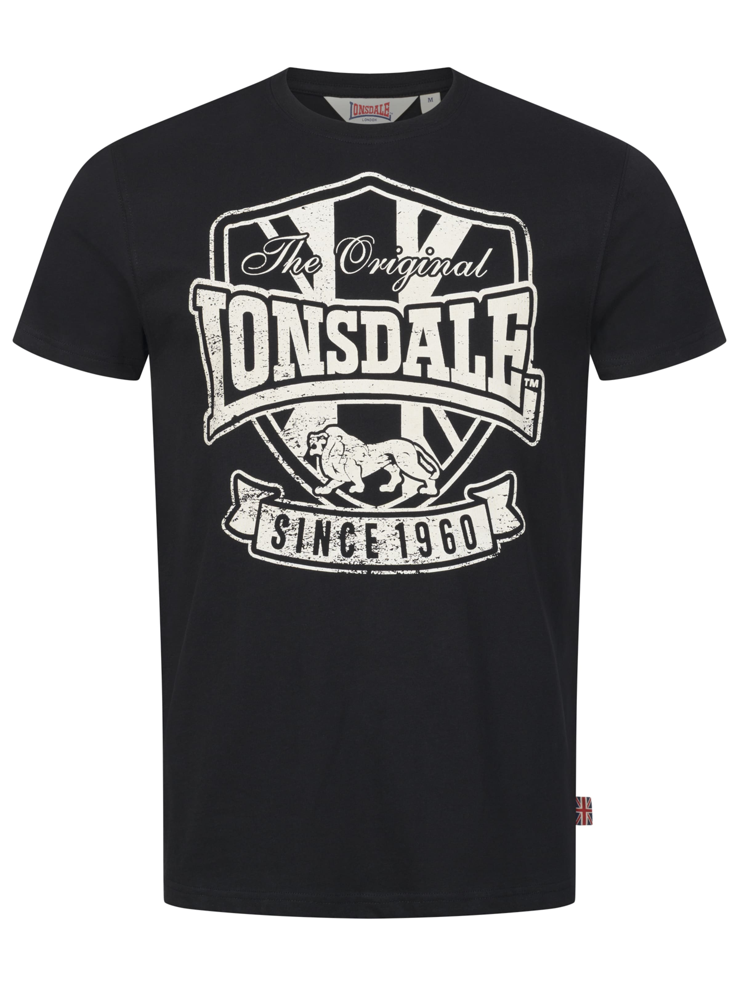LONSDALE Тениска 'Stalybridge' в черно: отпред