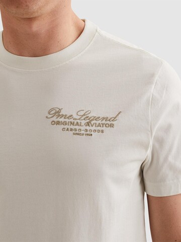 T-Shirt 'T-shirt in jersey with large back artwork' PME Legend en blanc