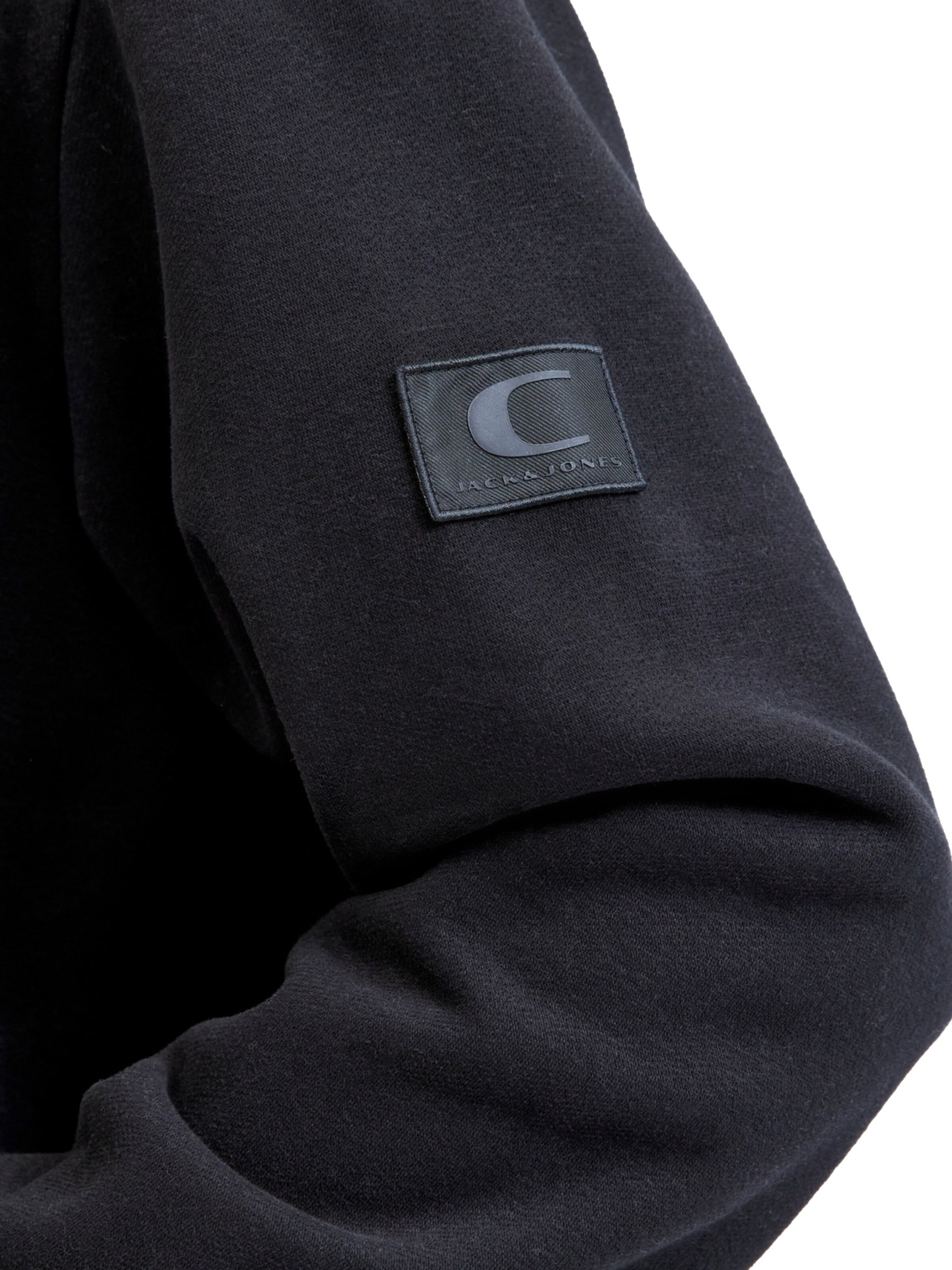 Felpa 'Point' di JACK & JONES in nero