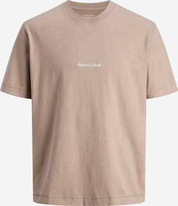 JACK & JONES Футболка 'JORNORREBRO' в Коричневый: спереди