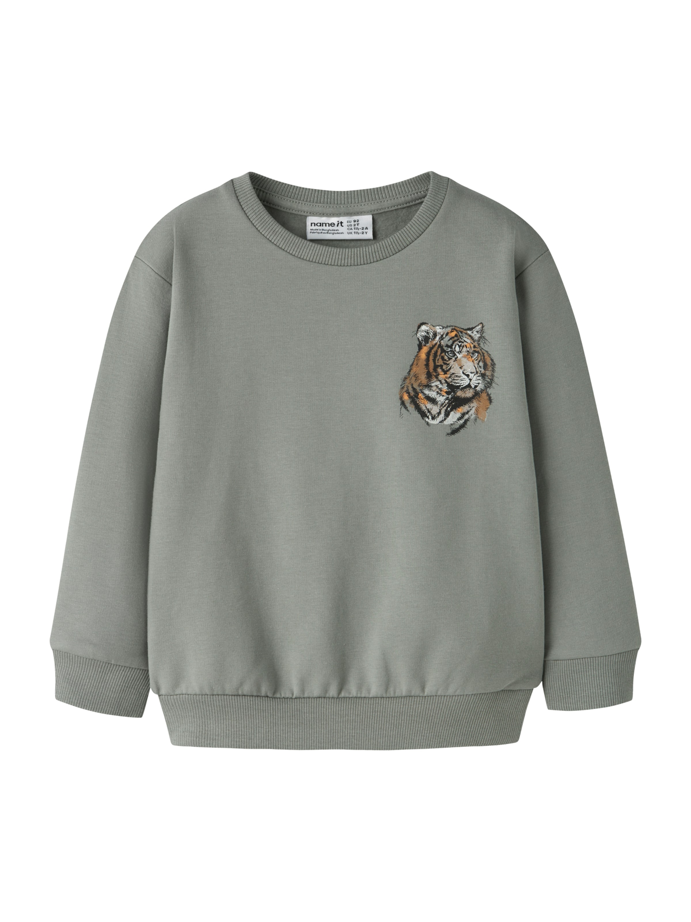 NAME IT Свитшот 'NMMThorne' в Серый: спереди