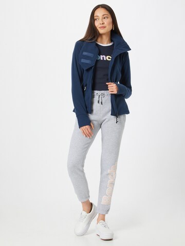 BENCH Fleece jacket 'Inge' in Blue