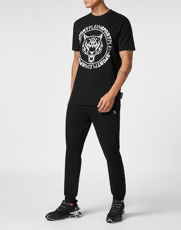 Maglietta 'Tiger' di Plein Sport in nero