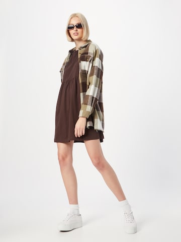 Urban Classics Dress 'Empire Valance' in Brown