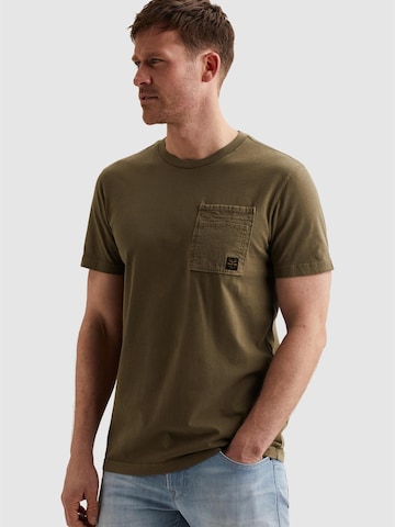 PME Legend Bluser & t-shirts 'T-shirt with cargo chest pocket' i grøn: forside