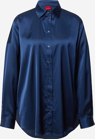 HUGO Red Blouse in Blauw: voorkant