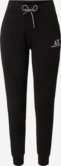 Pantaloni ARMANI EXCHANGE pe negru / alb, Vizualizare produs