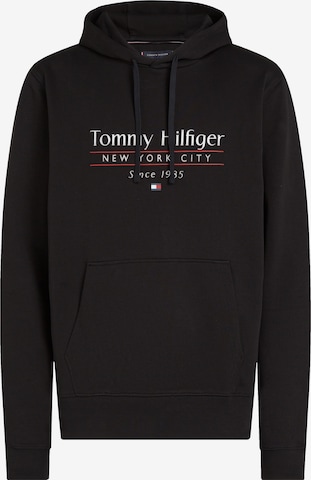 Felpa di TOMMY HILFIGER in nero: frontale