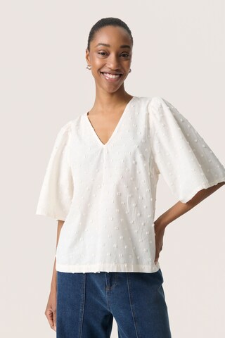SOAKED IN LUXURY Blouse 'Sunela Felisia' in Wit: voorkant