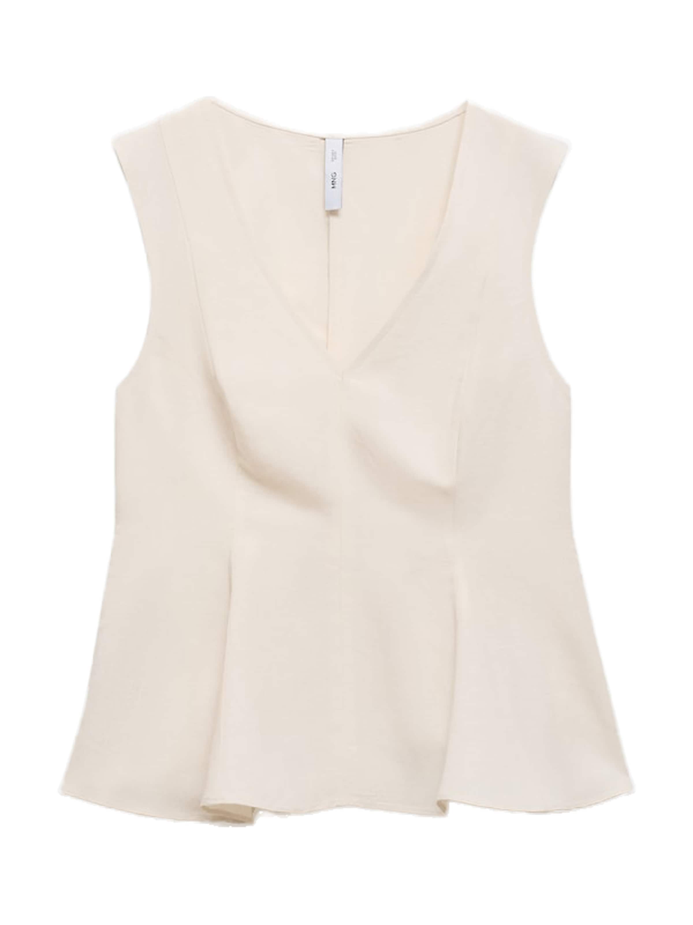 MANGO Topp 'PEP' i beige: framsida