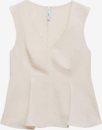 MANGO Toppi 'PEP' värissä beige: etupuoli