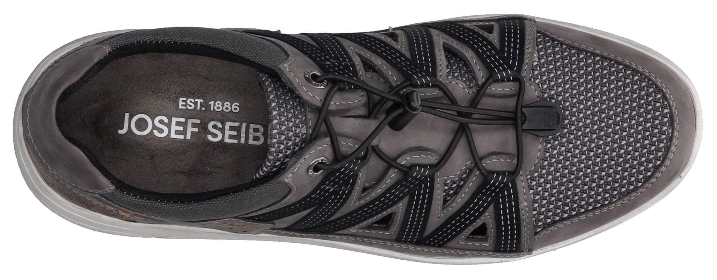 JOSEF SEIBEL Platform trainers 'Giuseppe 02' in Grey