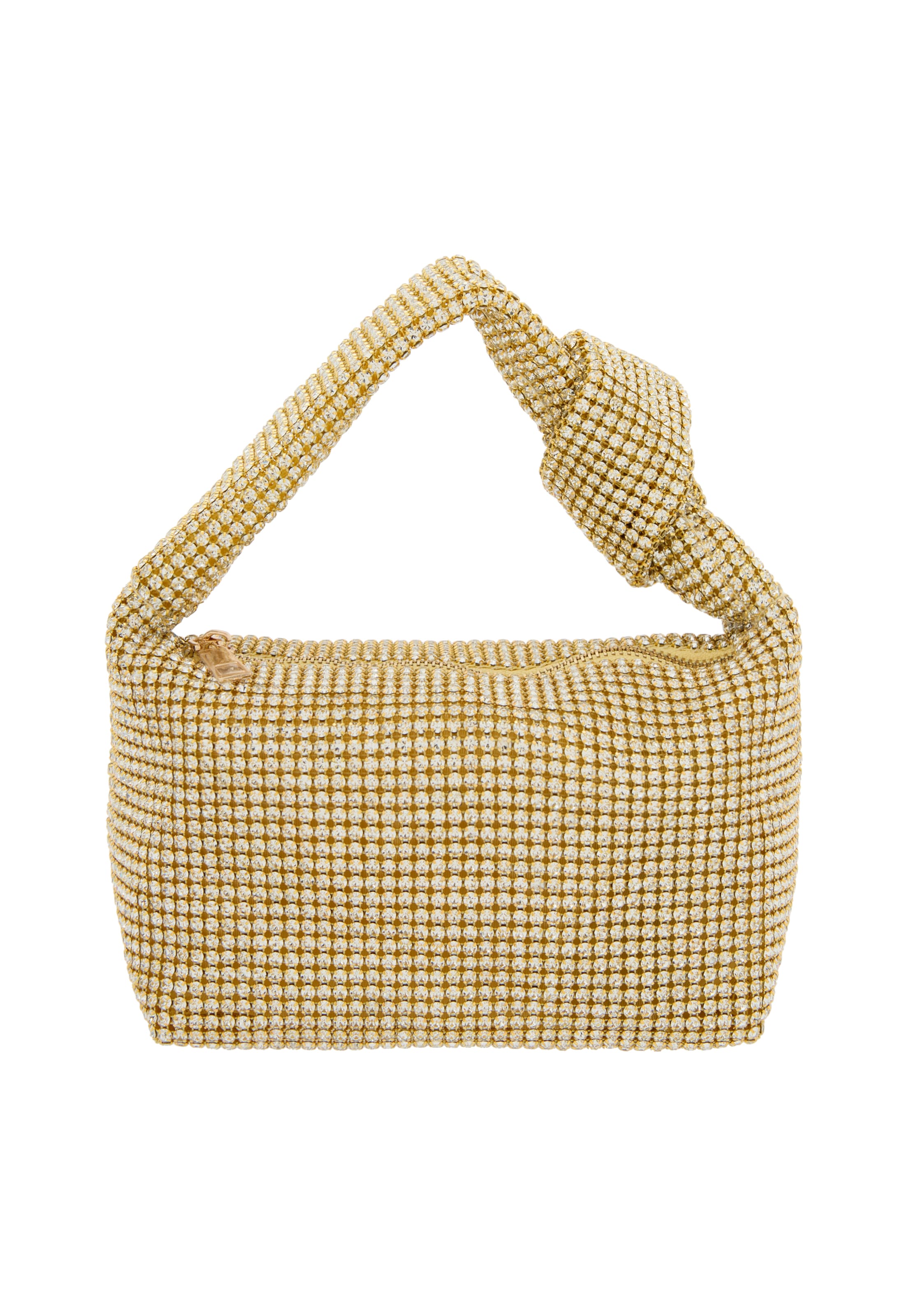 Borsa a mano di myMo at night in beige: frontale