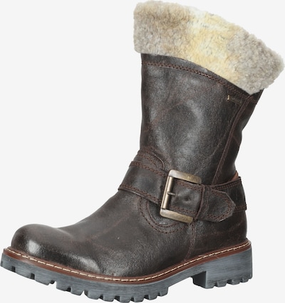 JOSEF SEIBEL Boots 'Marta 51' en beige clair / brun foncé / gris clair, Vue avec produit
