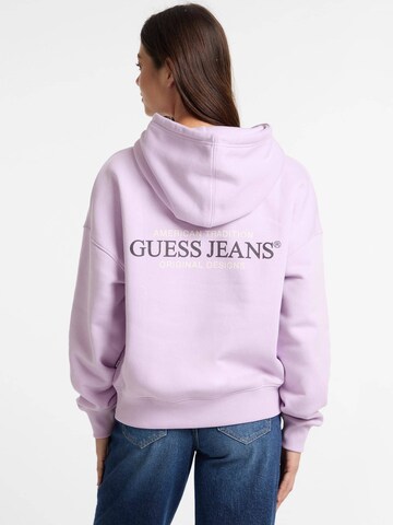 GUESS JEANS Sweatshirt in Purple: front