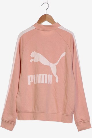 PUMA Sweatshirt & Zip-Up Hoodie in M in Orange