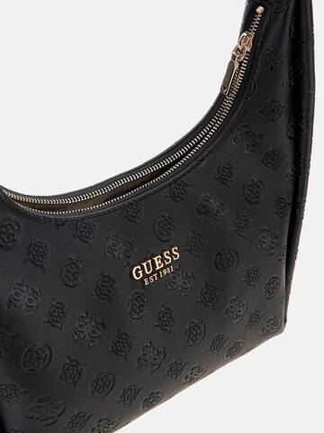 GUESS Schultertasche 'Phoebe' in Schwarz