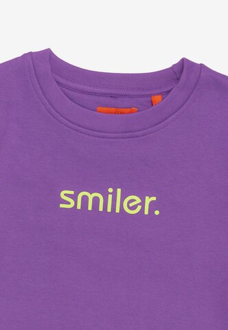 smiler. Sweatshirt in Purple