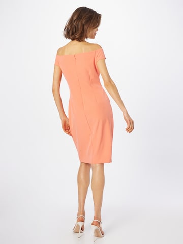 Lauren Ralph Lauren - Vestido de cocktail 'SARAN' em laranja