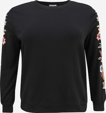 ONLY Carmakoma Sweatshirt 'Carsonny' in Black: front