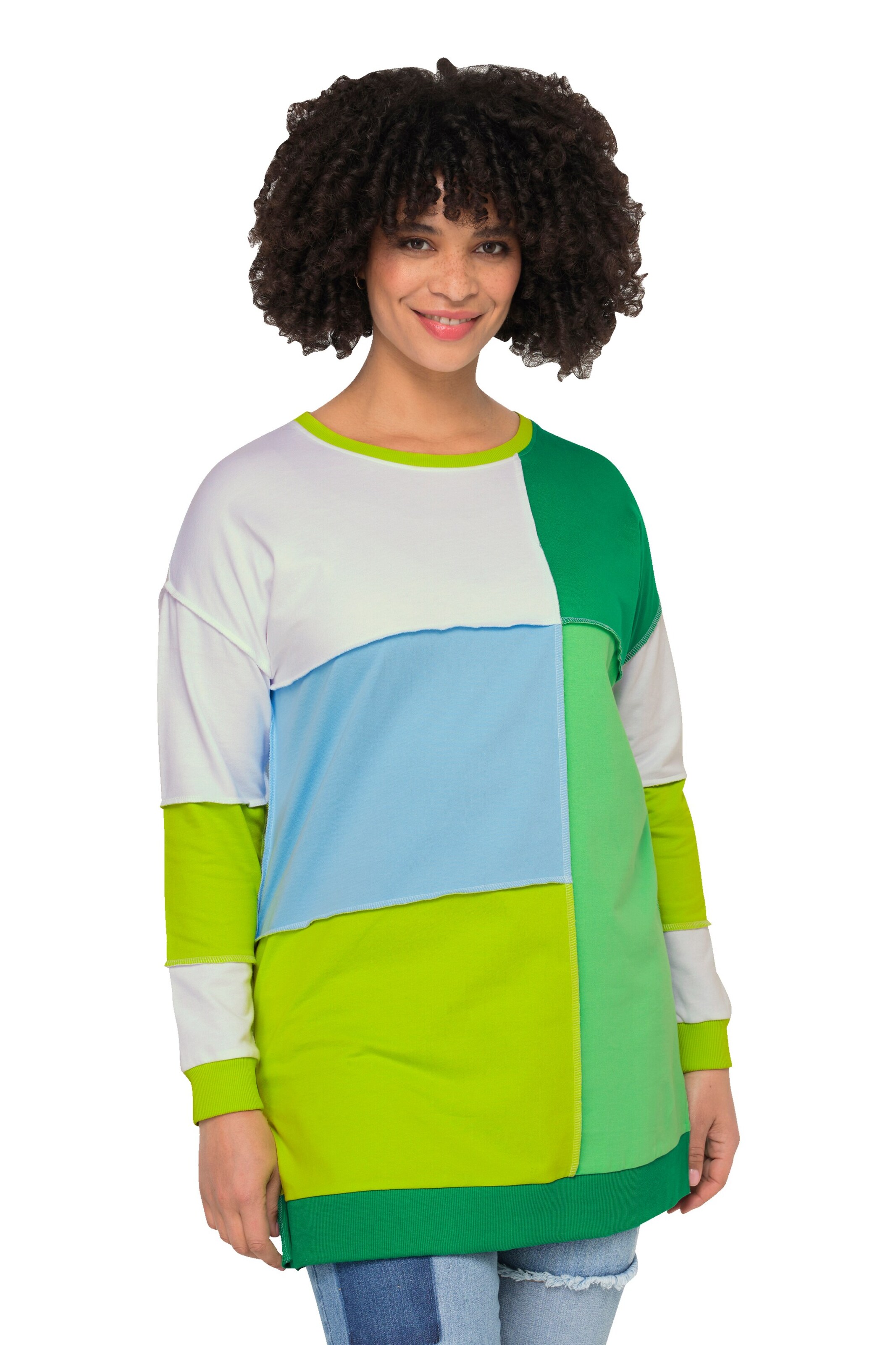 Angel of Style Sweatshirt in Groen: voorkant