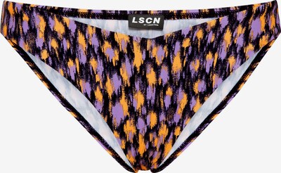 LSCN by LASCANA Bas de bikini 'Lavista' en violet clair / orange clair / noir, Vue avec produit