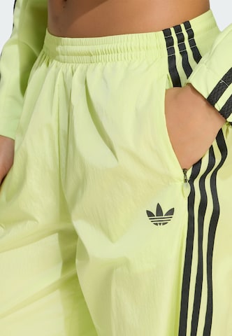 Wide Leg Pantalon 'Teamgeist' ADIDAS ORIGINALS en jaune