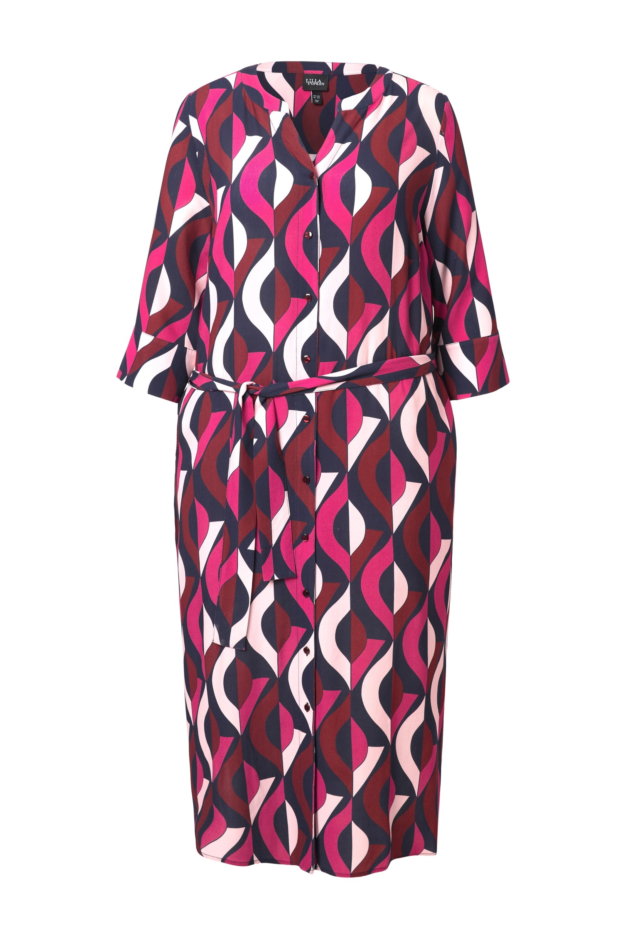 Ulla Popken Kleid in Pink: Vorderseite