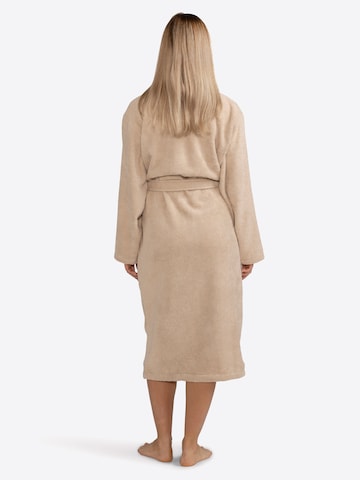celodoro Long Bathrobe 'Home & Spa Collection' in Beige