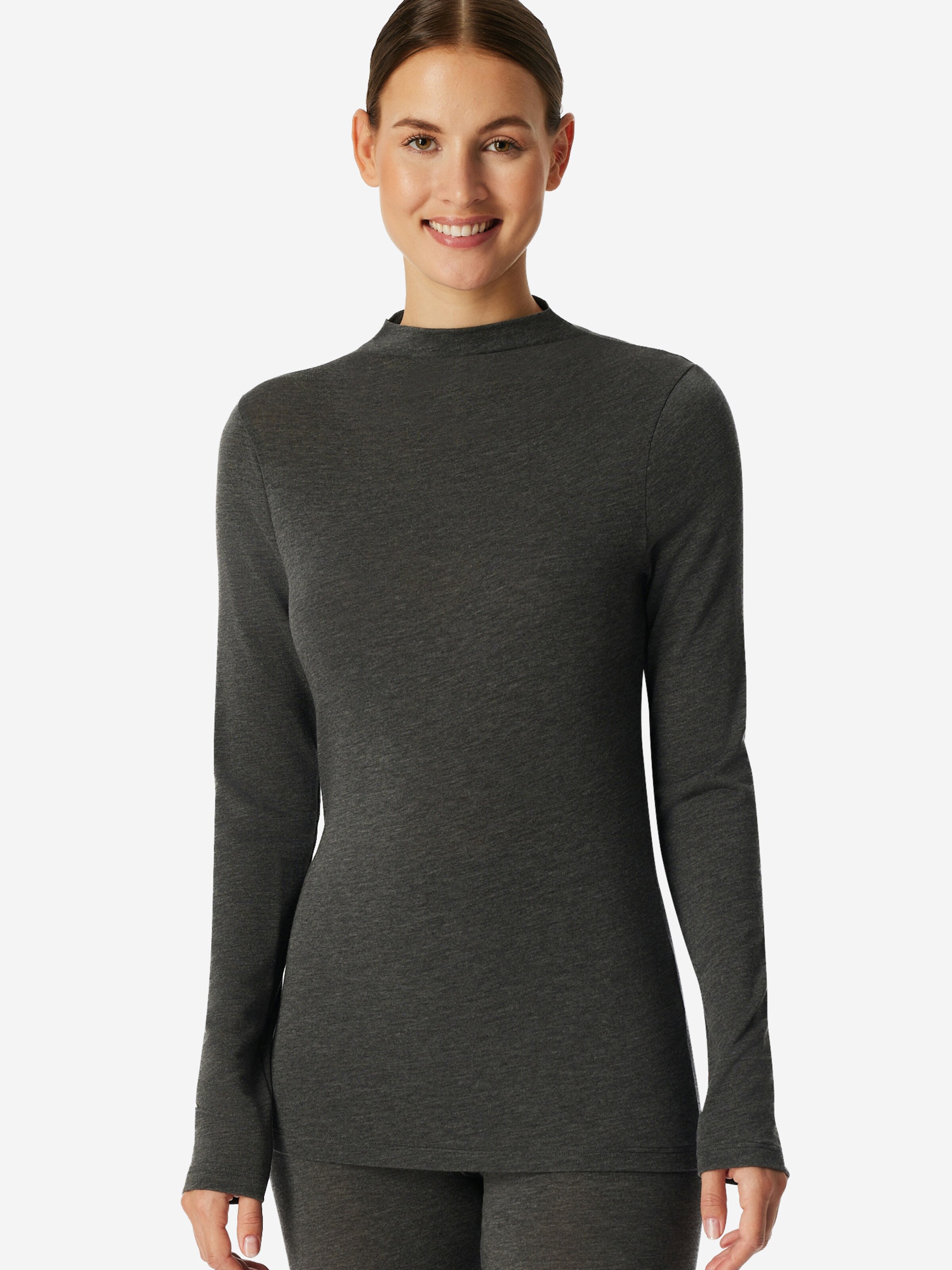 Maillot de corps ' Premium Warming ' SCHIESSER en gris : devant