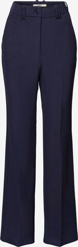Loosefit Pantalon à plis ESPRIT en bleu : devant