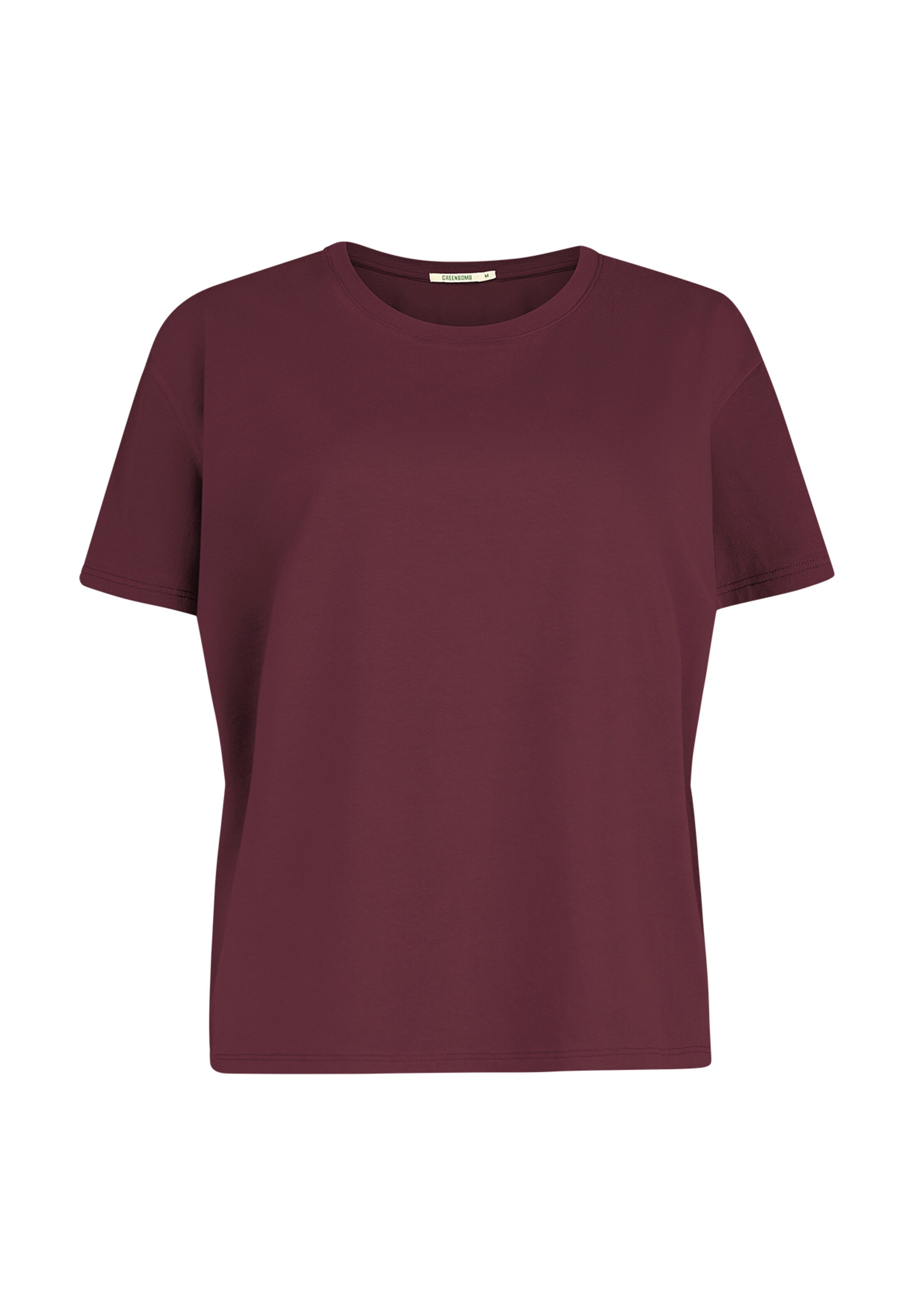T-shirt 'Feel' GREENBOMB en violet : devant
