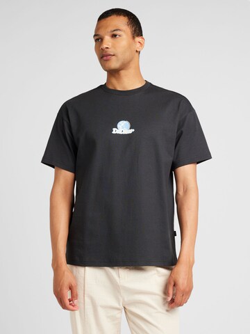 Dr. Denim T-Shirt 'Trooper' in Schwarz: Vorderseite